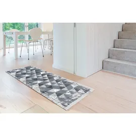 Astra Miabella Dreiecke hellgrau 50 x 150 cm