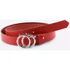 Ledergürtel HEINE, Damen, Gr. 85, rot, Gürtel