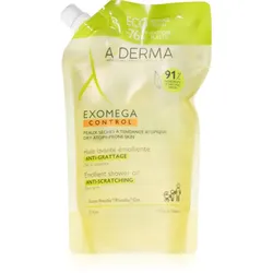 A-Derma Exomega Control Emollient Shower Oil Geschmeidig machendes Duschöl Ersatzfüllung 500 ml