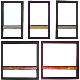 SIT Möbel Wandregal Riverboat 75 x 25 x 75 cm Bunt