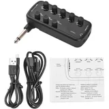 Kopfhörer -Bassverstärker mit 3 Lautsprechersimulationen Plug & Play für Elektro -Bass -Musikinstrumentengitarren -Amp -Mini -Verstärker Tragbar 3 in Modulationstönen und (Gitarre)