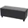 berlinlodge Sitzbank Truhenbank Grau 114 x 45 x 45 cm