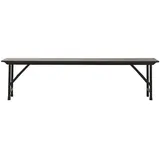 House Doctor Sitzbank Party Schwarz 180 x 36 x 45 cm