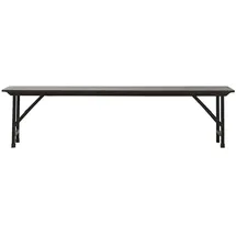 House Doctor Sitzbank Party Schwarz 180 x 36 x 45 cm
