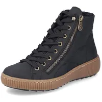 Rieker Damen Low-Top Sneaker Z6610, Frauen Halbschuhe, lose Einlage,schnürschuhe,schnürer,straßenschuhe,Strassenschuhe,schwarz (00),40 EU / 6.5 UK - 40 EU