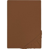 Biberna 0077155 Jersey 180 x 200 - 200 x 200 cm chocolate