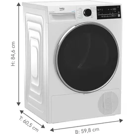 Beko B3T42240S Wärmepumpentrockner (8 kg)