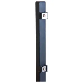 PEDDY SHIELD Doppelstabmattenzaun 20 m x 103 cm Grau/Stahl