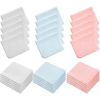 Brillenputztuch Mikrofaser Optikerqualität 15 x 18cm Mikrofaser Reinigungstücher Brillen Putztücher zur Reinigung von Bildschirme Gläser 30 Stück