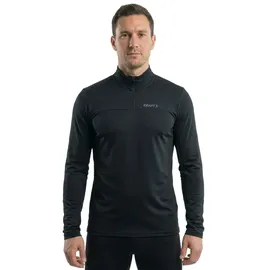Craft Core Gain Midlayer 1/2-Zip Langarmshirt Herren 999000 black M