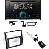 Kenwood DPX-7300DAB Bluetooth DAB CD USB Einbauset für Mitsubishi Pajero ab 2015