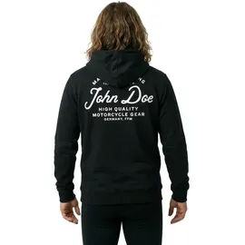John Doe Kapuzenpullover Lettering Schwarz M