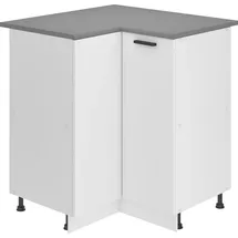 Belini Eckschrank Küche 90 x 0 x 0 cm Weiß