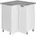 Belini Eckschrank Küche 90 x 0 x 0 cm Weiß