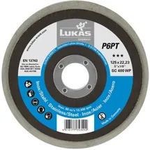 Lukas Polierteller P6PT D.125 mm Bohrungs-D.22,23 mm P 150 medium