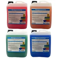 Faba Chemie FABA Flüssigwaschmittel Konzentrat blau,rot,grün,orange 4 x 5 Liter