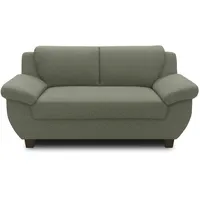 DOMO. collection Sofa Panama, 2 Sitzer, 2er Couch, Garnitur, 3-2-1 Sofa, 91 x 159 x 80 cm (BxTxH), grün