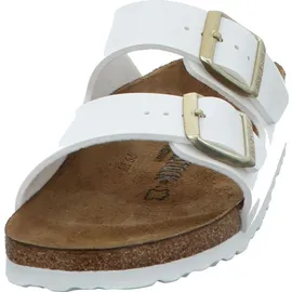 Birkenstock Arizona Birko-Flor Lack schmal patent white 40