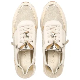 Marco Tozzi Sneaker Damen Weite E Beige/Gold/Grau 39