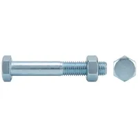 Industrial Quality Supplies Sechskantschraube DIN 601 M12 x 45 100 Stück