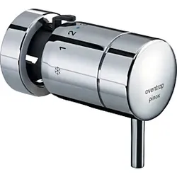 Oventrop Einhebel-Thermostat 1012175 mit Klemmverbindung, ohne Nullstellung, verchromt