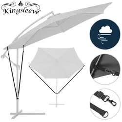 Kingsleeve Windsicherung für Ampelschirme Sonnenschirme Metallhaken Variable Robust