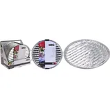 Koopmann International Grillplatte 35 cm Aluminium grau