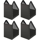 Helit H6361095-4 - Stehsammler DIN A5 „the tower gate“, schwarz, 4 Stück