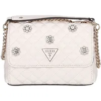 GUESS Umhängetasche Everlee Mini Convertible XBody Flap off white