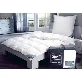 Haeussling Daunenbettdecke HAEUSSLING "Königstraum - First Class", weiß, B:155cm L:220cm, Füllung: 90% Daunen, 10% Federn, Bettdecken, Hohenstein geprüft