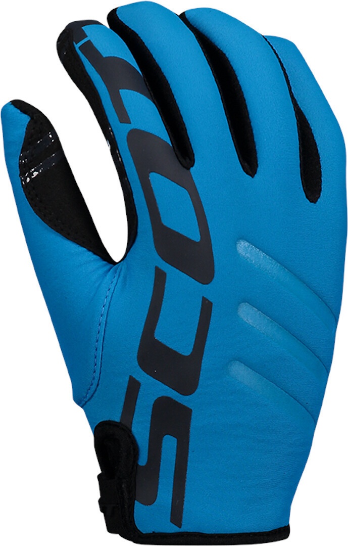 Scott Neoprene II Handschoenen van de motorfiets, blauw, S Voorman