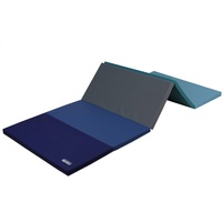 ALPIDEX Turnmatte klappbare Weichbodenmatte 185 x 78 x 3,2 cm Gymnastikmatte Sportmatte für zuhause Kinder Erwachsene, Farbe:blau