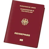 Veloflex Reisepasshülle Document Safe mit Abschirmfolie 100x135mm rot transparent
