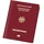 Veloflex Reisepasshülle Document Safe mit Abschirmfolie 100x135mm rot transparent