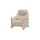 HIMOLLA Relaxsessel 4217 Leder 96 x 107 x 91 cm Beige mit Kopfteil