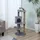 PawHut Katzenbaum 4-Stock 48 x 48 x 104 cm grau