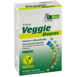 Avitale VEGGIE Depot Vitamine+Mineralstoffe Tabletten 60 St Tabletten