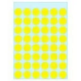 Herma 1861 gelb Ø 12 mm 5 Blatt 48 Etiketten