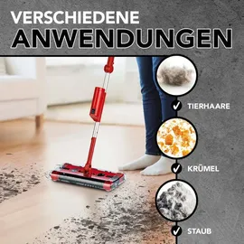 TV Werbung Unser Original Swivel Sweeper G2 Akku-Besen rot