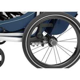 Thule Chariot Cross 1 aluminium/majolica blue