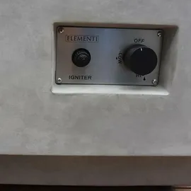 ELEMENTI Gas Feuerstelle Granvill Ø 152 cm Grau