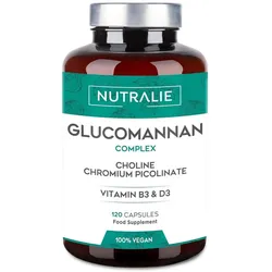 Nutralie Glucomannan C Choline Chromium Picolinate 120 St