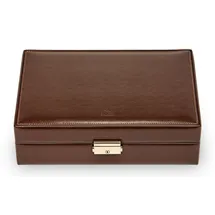SACHER Uhrenbox für 12 Uhren Braun