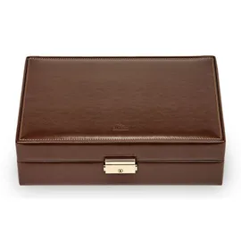 SACHER Uhrenbox für 12 Uhren Braun