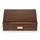 SACHER Uhrenbox für 12 Uhren Braun