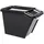 Plast Team ProBox Recycle Aufbewahrungsbox 58 l 1-tlg. schwarz