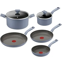 Tefal Cera Color Pfannen-Set 7-tlg. 20 cm + 24 cm + 28 cm + 30 cm + 32 cm + 26 x 26 cm + 28 x 28 cm