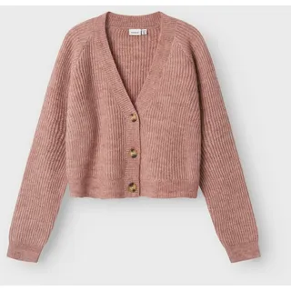 NAME IT Holly Boxy Short Strickjacke Deauville Mauve 13-14 Jahre