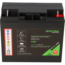 PATONA Premium AGM Blei Akku 12V 20Ah 20HR 1800 Zyklen