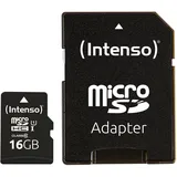 Intenso microSDHC Class 10 UHS-I + SD-Adapter